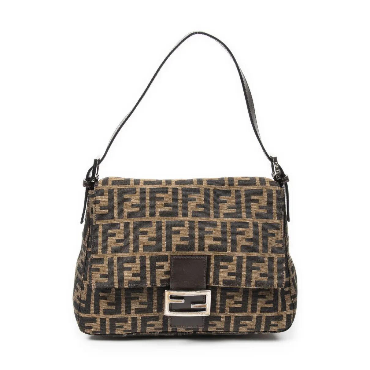 Baguette handbag Fendi Brown in Cotton - 40046529 | Vestiaire Collective (Global)