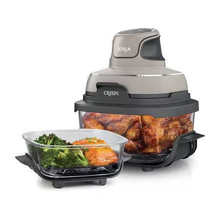 Ninja Crispi 4-in-1 Portable Glass Air Fryer Cooking System, One Size, Gray | JCPenney