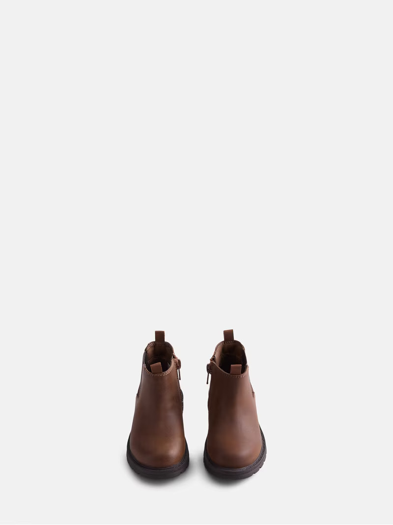 Wonder Nation Toddler Boys Tucker Chelsea Boots | Walmart (US)