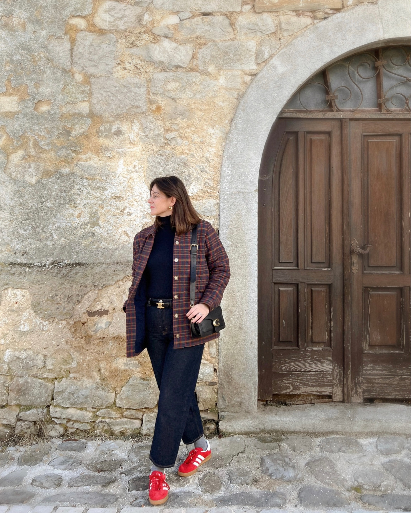 Look automne avec la veste Sézane et basket Adidas gazelle #gazelle #gazelleindoor #adidas #adidasgazelle #jean #jeancos #cos #vestewill #vestesezane #ceintureceline #celinebelt #coachbag #saccoach

#LTKstyletip #LTKeurope #LTKSeasonal