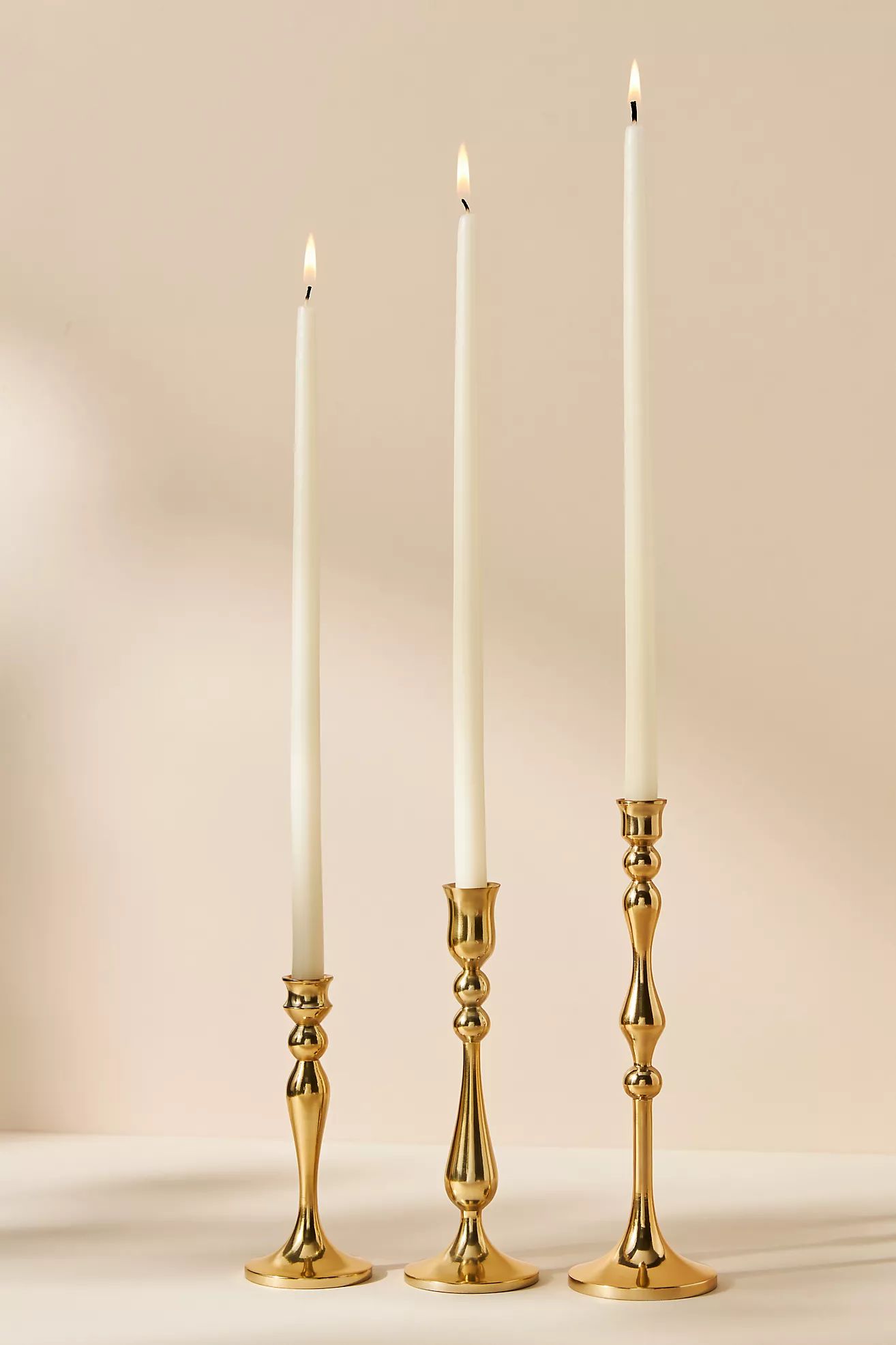 Lumiere Petite Metal Taper Candle Holder | Anthropologie (UK)