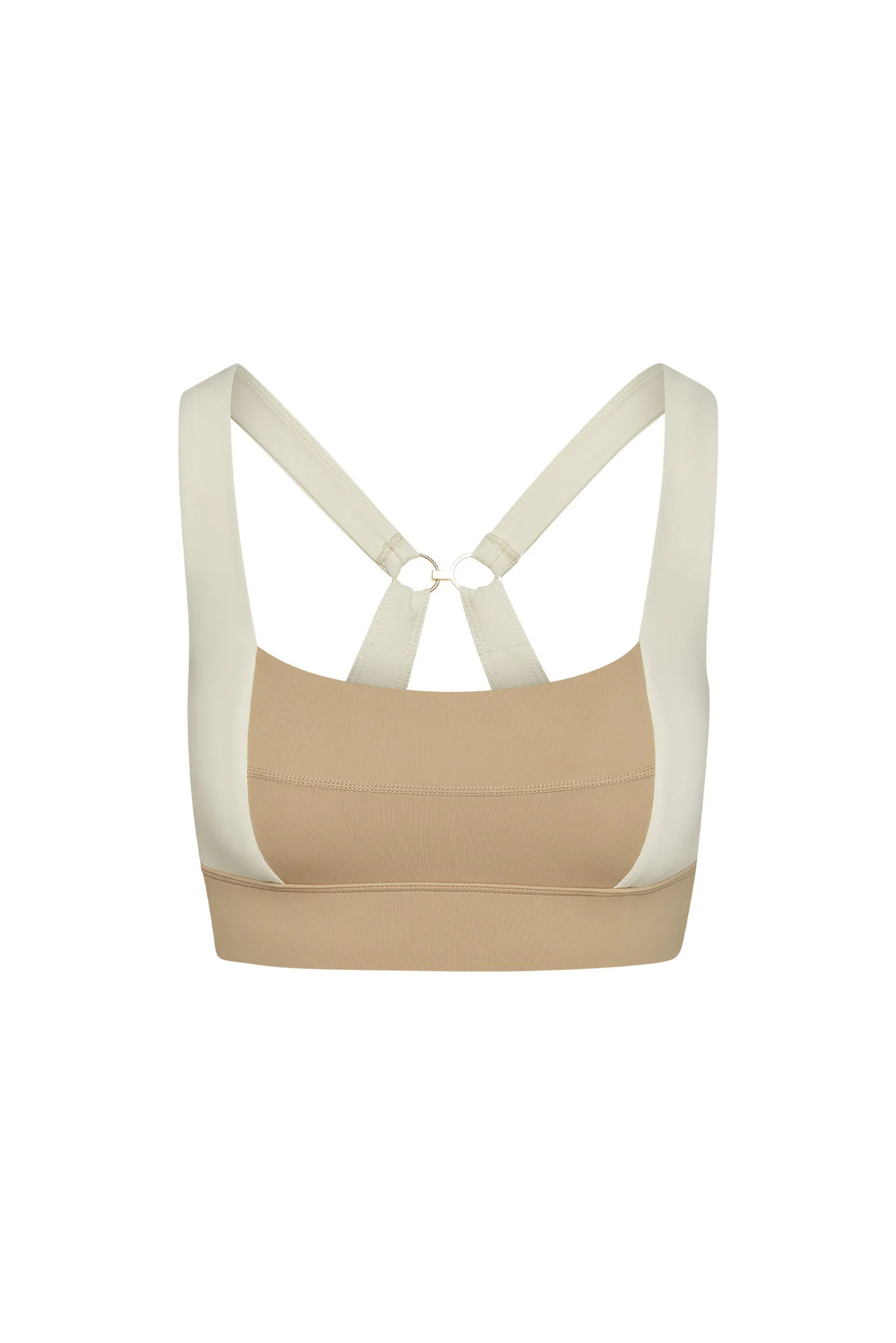 Arches “The Tash Bra” - Mushroom/Ivory | Monday Swimwear