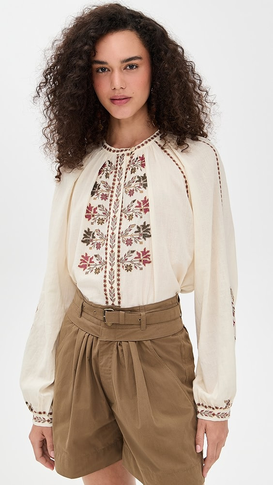 Isabel Marant Étoile Lynne Blouse | Shopbop | Shopbop