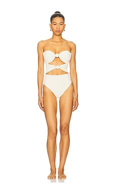 DEVON WINDSOR Misha Full-piece Swimsuit in Fawn from Revolve.com | Revolve Clothing (Global)