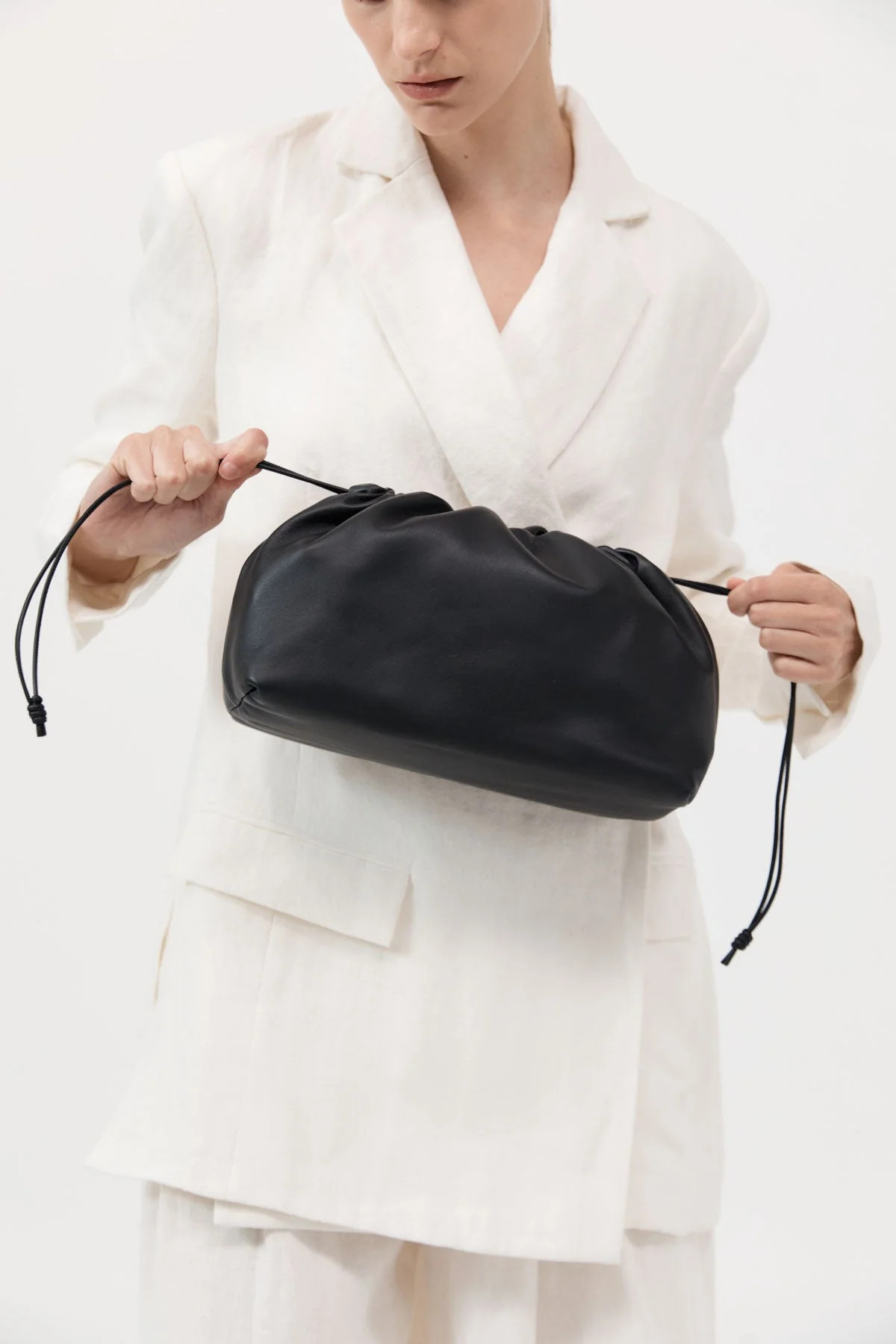 Soft Drawstring Bag - Black | St. Agni (US, UK, EU)