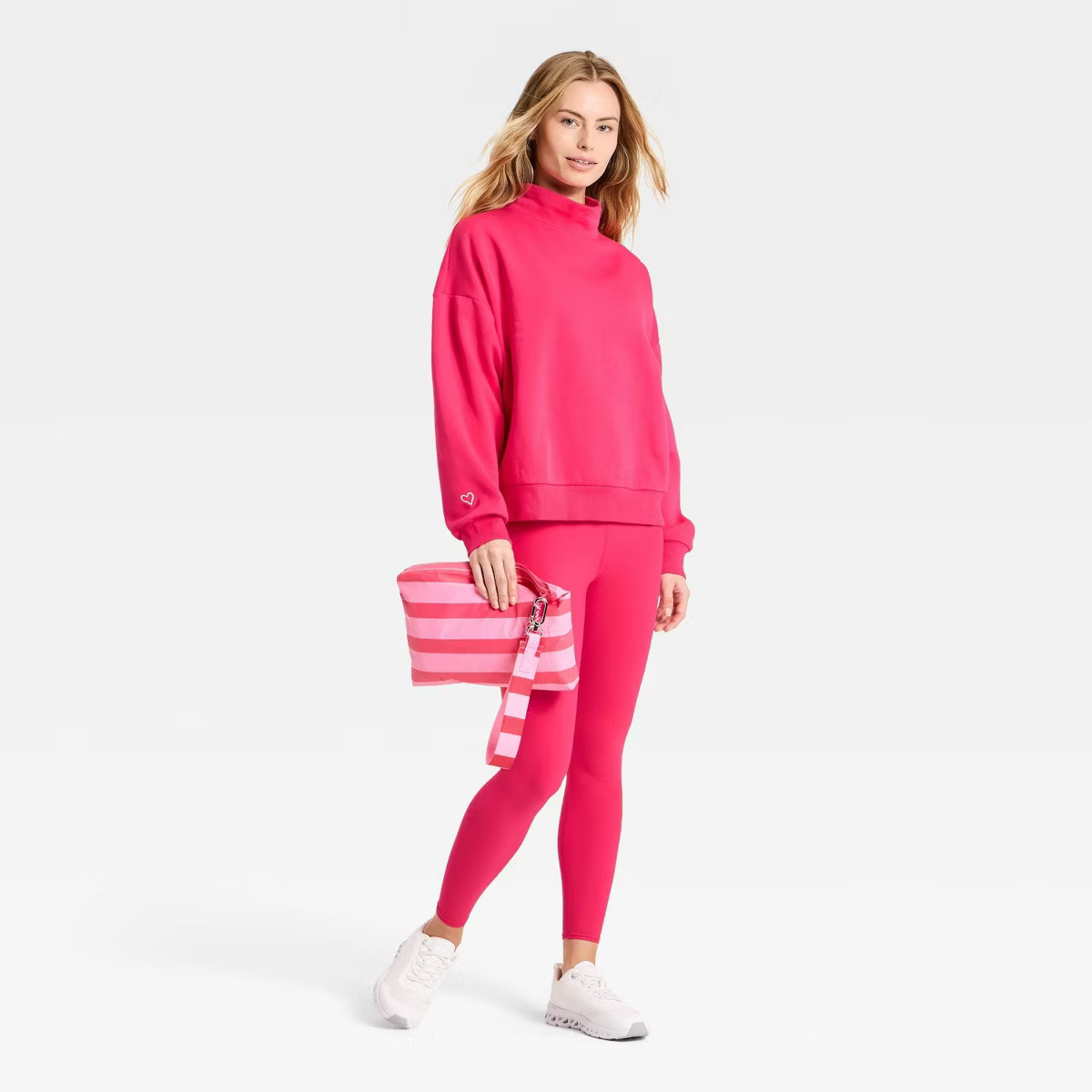 Women's Valentine's Day Mock Neck Sweatshirt - JoyLab™ | Target