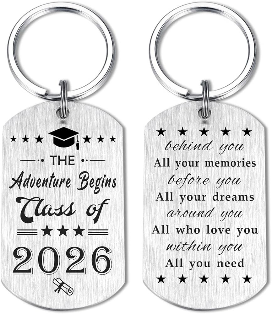 Resdink 2026 Graduation Gifts for Women Men Him Her - The Adventure Begins Class of 2026 Graduate... | Amazon (US)