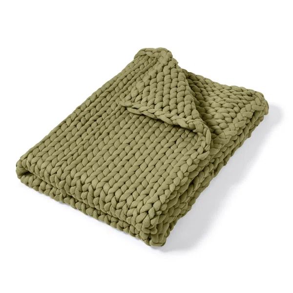 Chunky Chunky Knit Throw Blanket | Wayfair North America