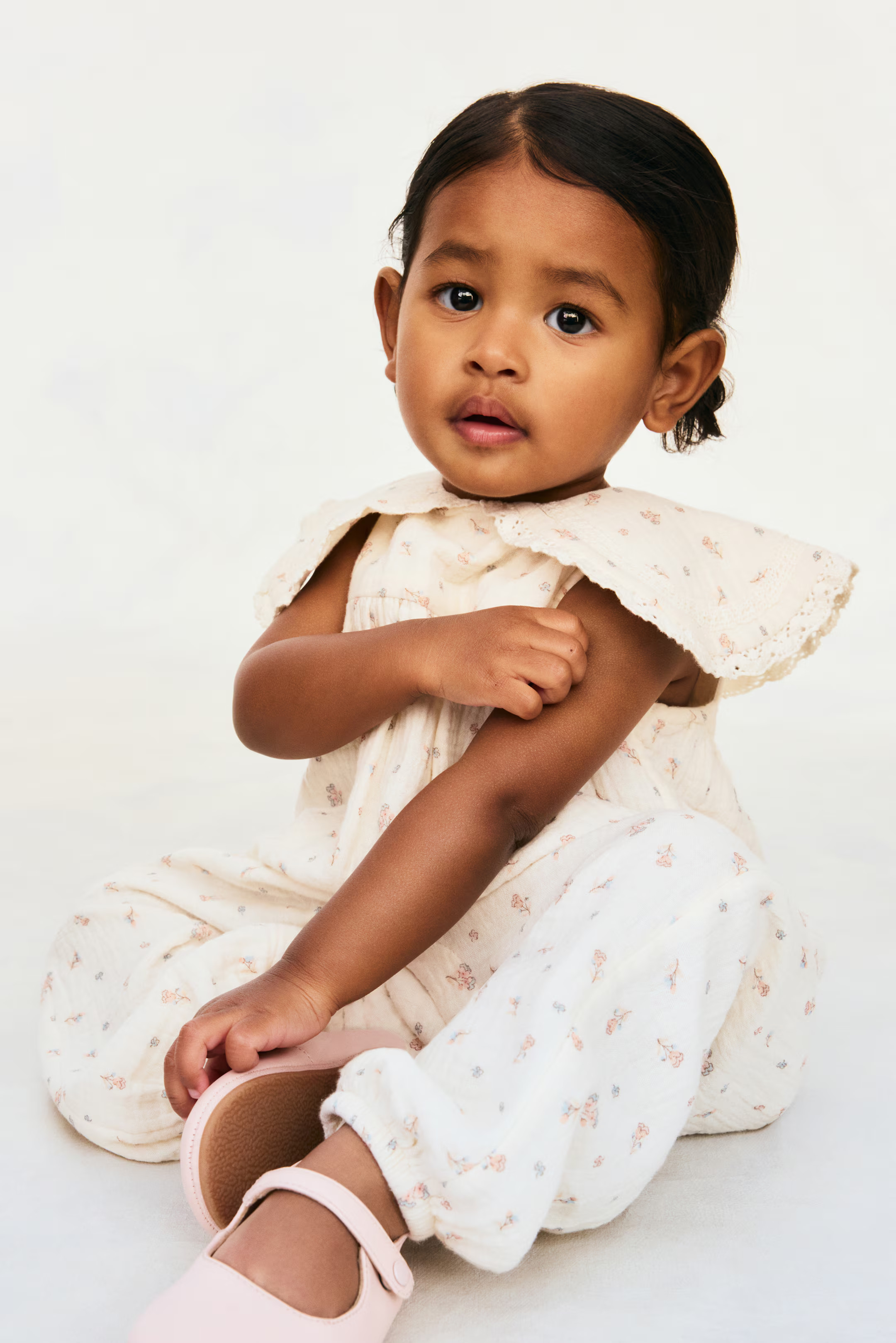 Cotton Muslin Romper Suit | H&M (US + CA)