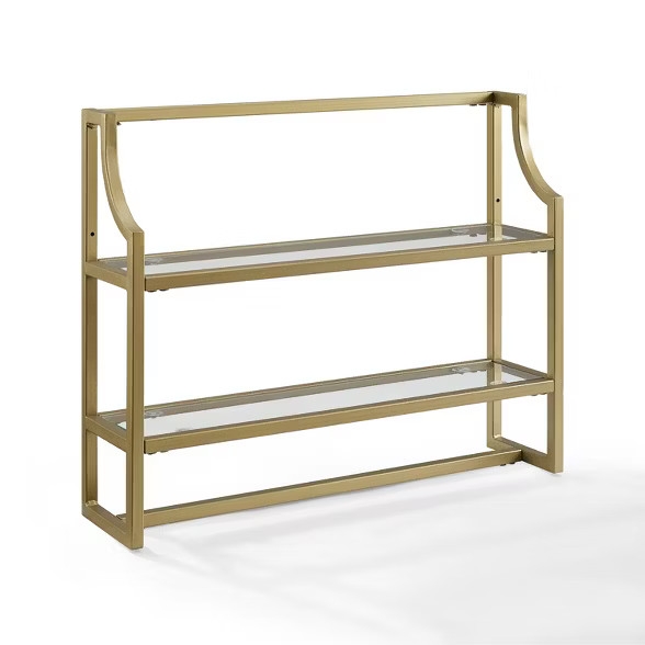 Aimee Wall Shelf Gold - Crosley | Target