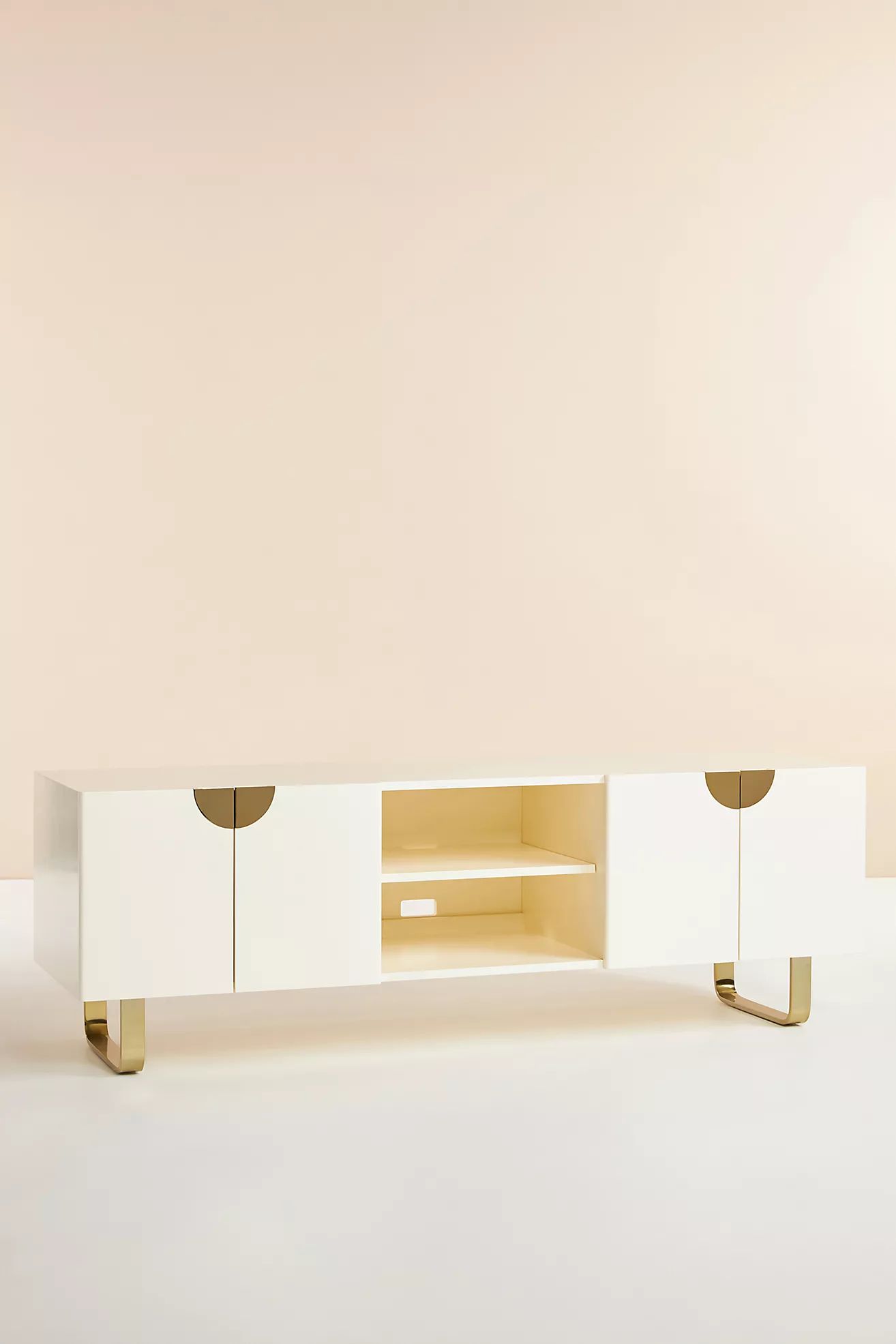 Lacquered Glinda Media Console | Anthropologie (US)