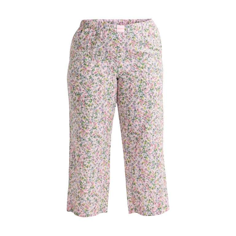 Joyspun Women's and Women’s Plus Cotton Poplin Sleep Pants, Sizes XS to 3X - Walmart.com | Walmart (US)