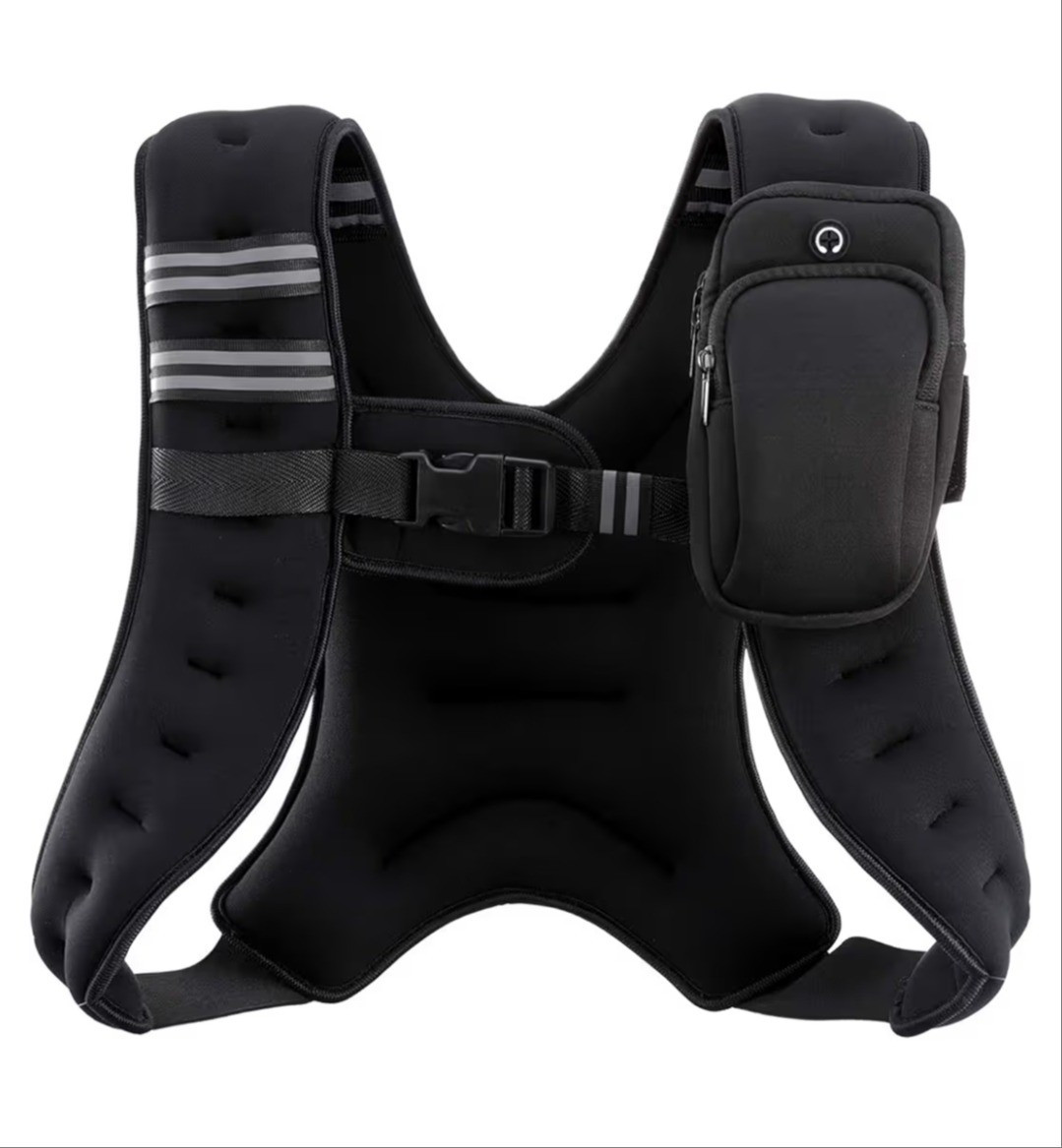 Weighted vest. I have the 12lb one.

