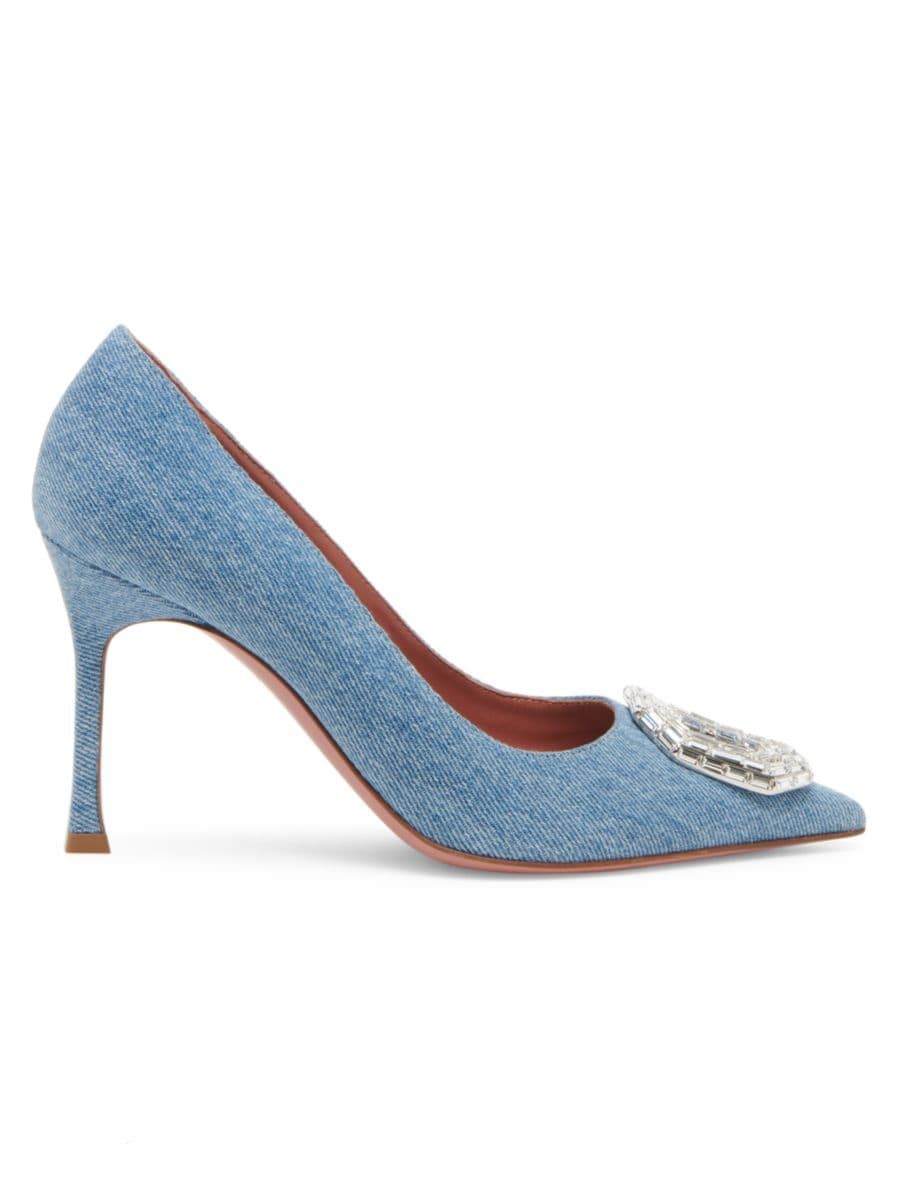 Camelia 90 Denim Pumps | Saks Fifth Avenue