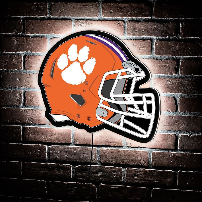 College Football Helmet LED Wall Decor | Pottery Barn Teen