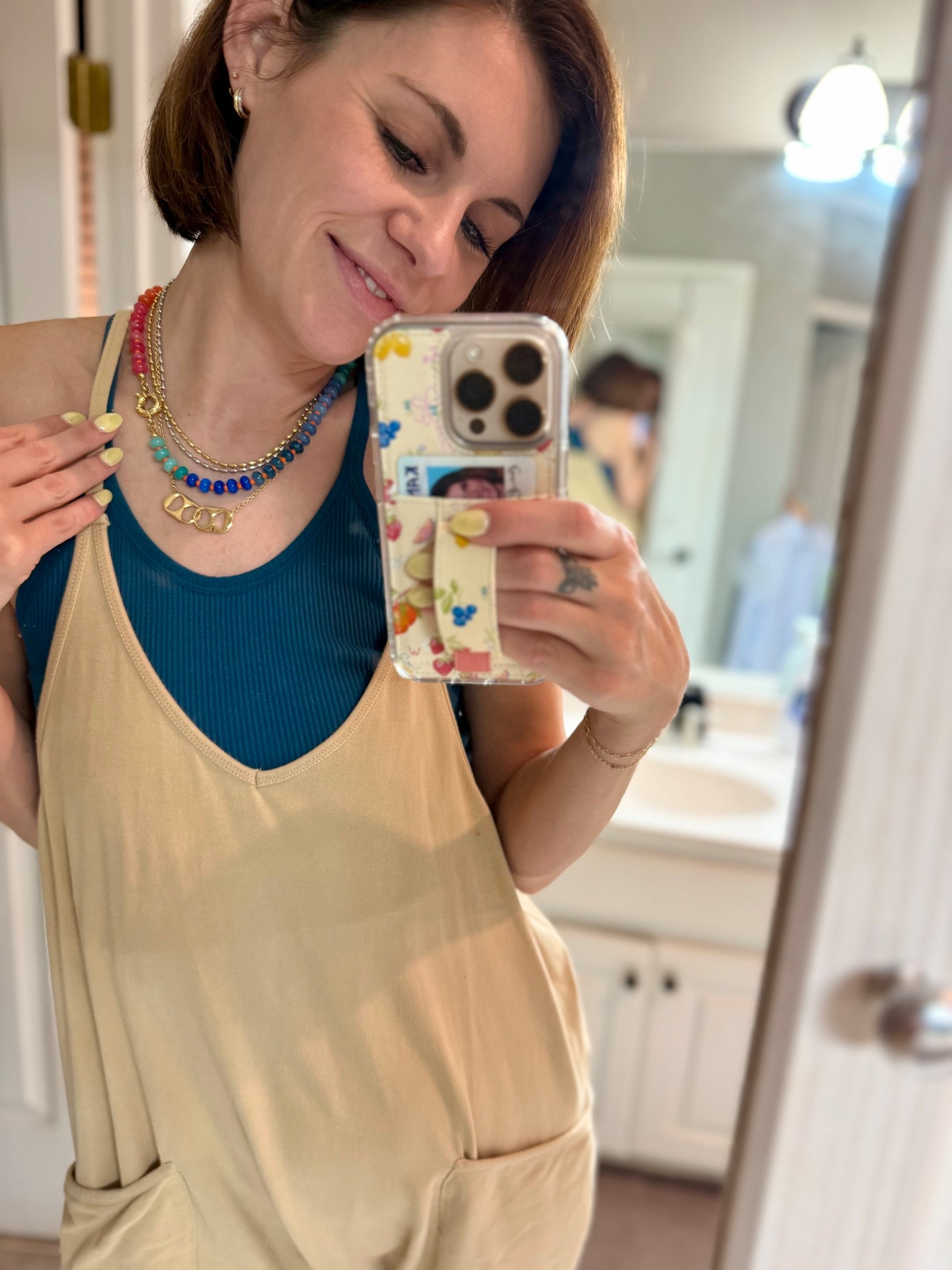 Today’s comfy but cute outfit! The jewlery make this feel so much more put together when in reality I feel like I’m in pj’s 

Amazon romper | free people dupe | mommin outfit | outfit of the day | comfy casual spring outfit | Amazon finds | must have mom look | accessories | nickel and suede style | Ana Luisa | waterproof jewelry 

#LTKgrwm #LTKootd #LTKSaleAlert