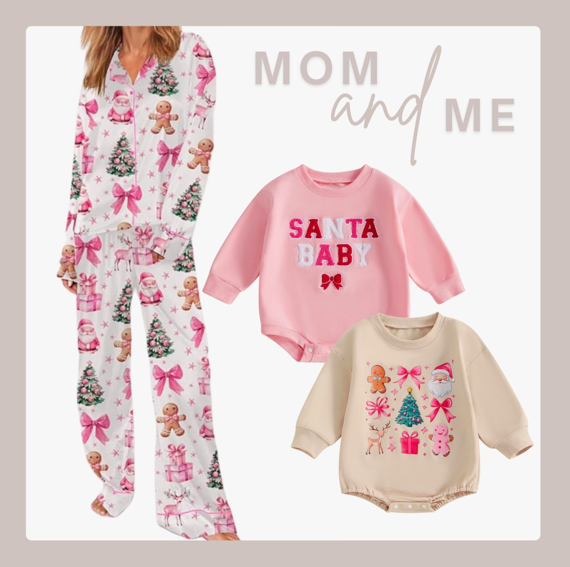 Mom and Me: Holiday Style

Mommy and Me | Merry Christmas | Happy Holidays | Gifts for baby | bow Christmas | croquette | cute pajamas | holiday pajamas 

#LTKGiftGuide #LTKBaby #LTKHoliday