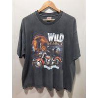 Rare Vintage 1992 Single Stitch Harley Davidson ""Wild Spirit' T-Shirt Made in U.s.a Sz. Xl | Etsy (US)