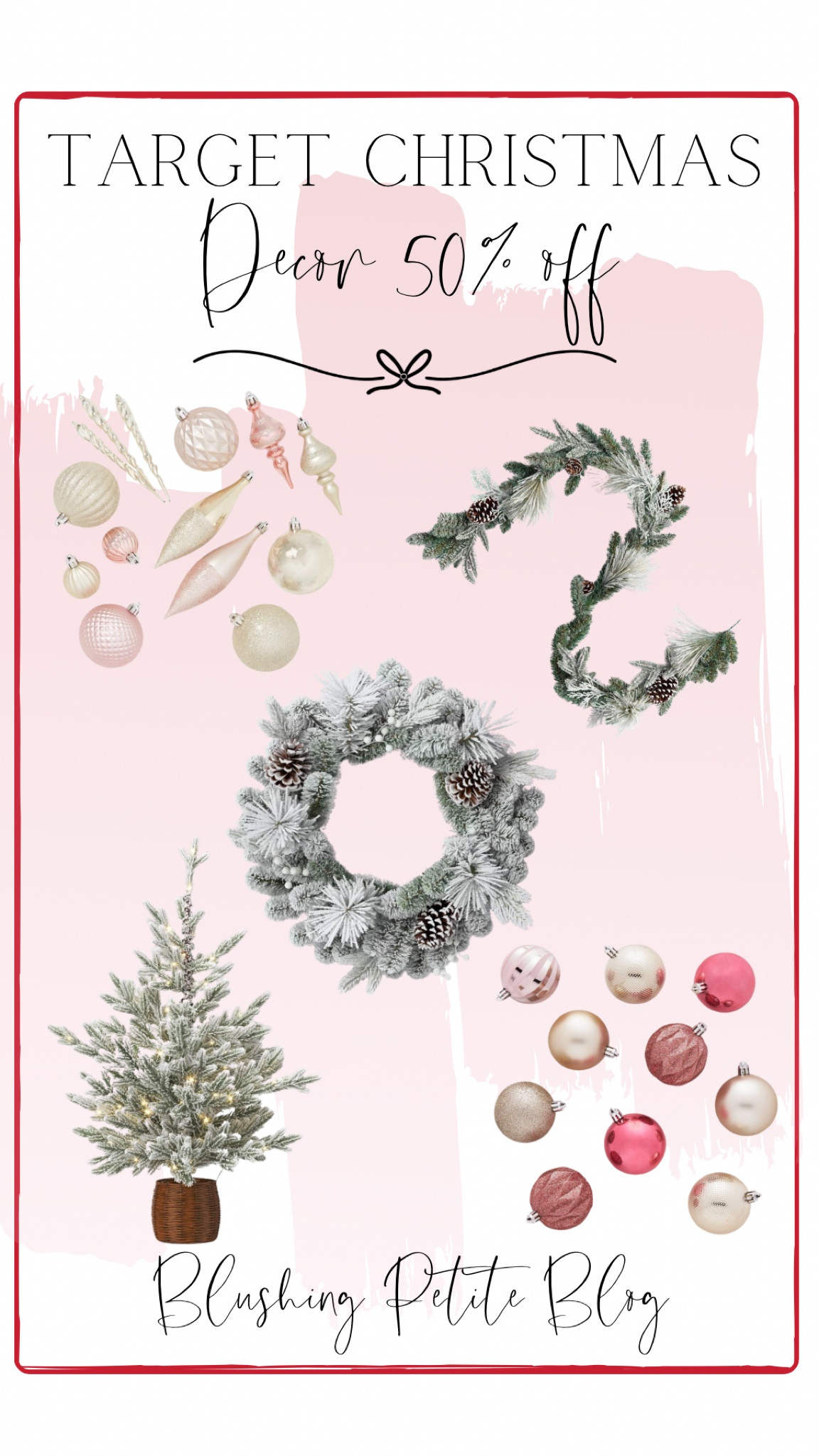 Select Target Christmas decor 50% off🎄

#LTKHome #LTKHoliday #LTKSaleAlert