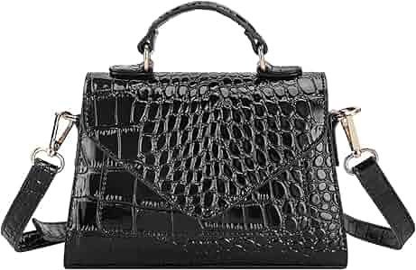 FAMYPAL Crocodile Crossbody Shoulder Bags for Women, Small Trendy Purse for Phone, Womens ... | Amazon (US)