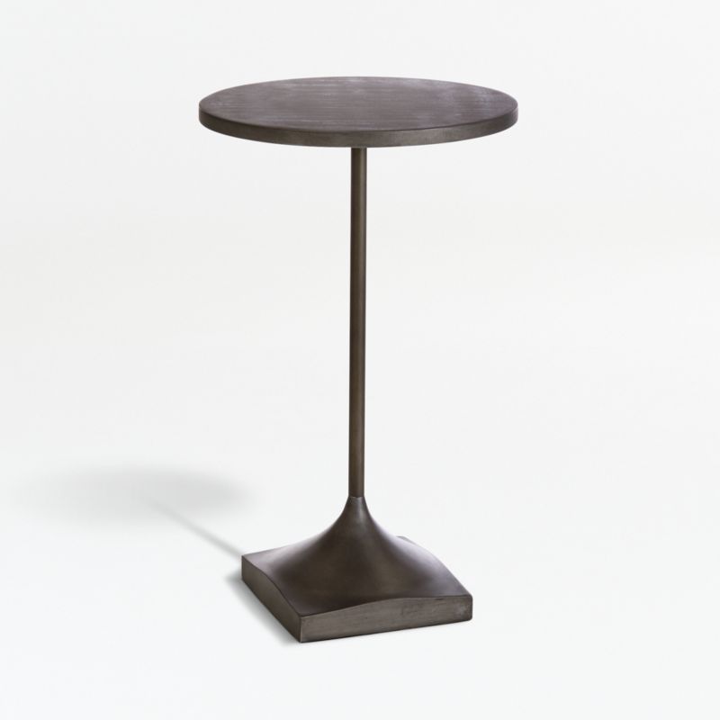 Prost Small Metal Drink Table + Reviews | Crate and Barrel | Crate & Barrel