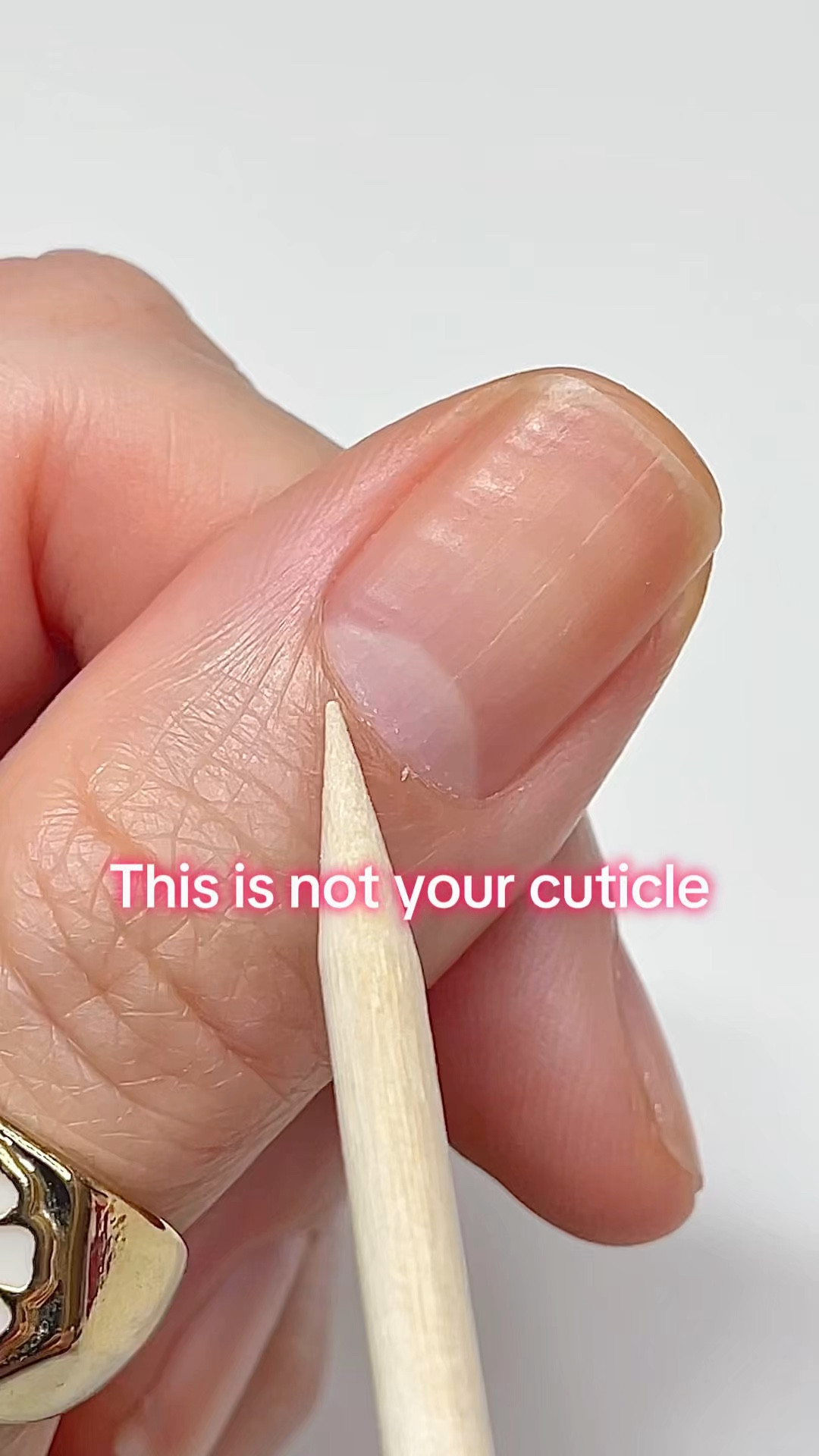 This is what cuticle remover ACTUALLY removes 👀 

#nailcare #naturalnails 

#LTKBeauty