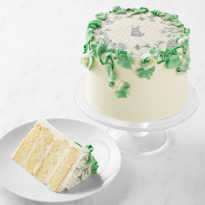 Garden Lattice Four-Layer Lemon Cake | Williams-Sonoma