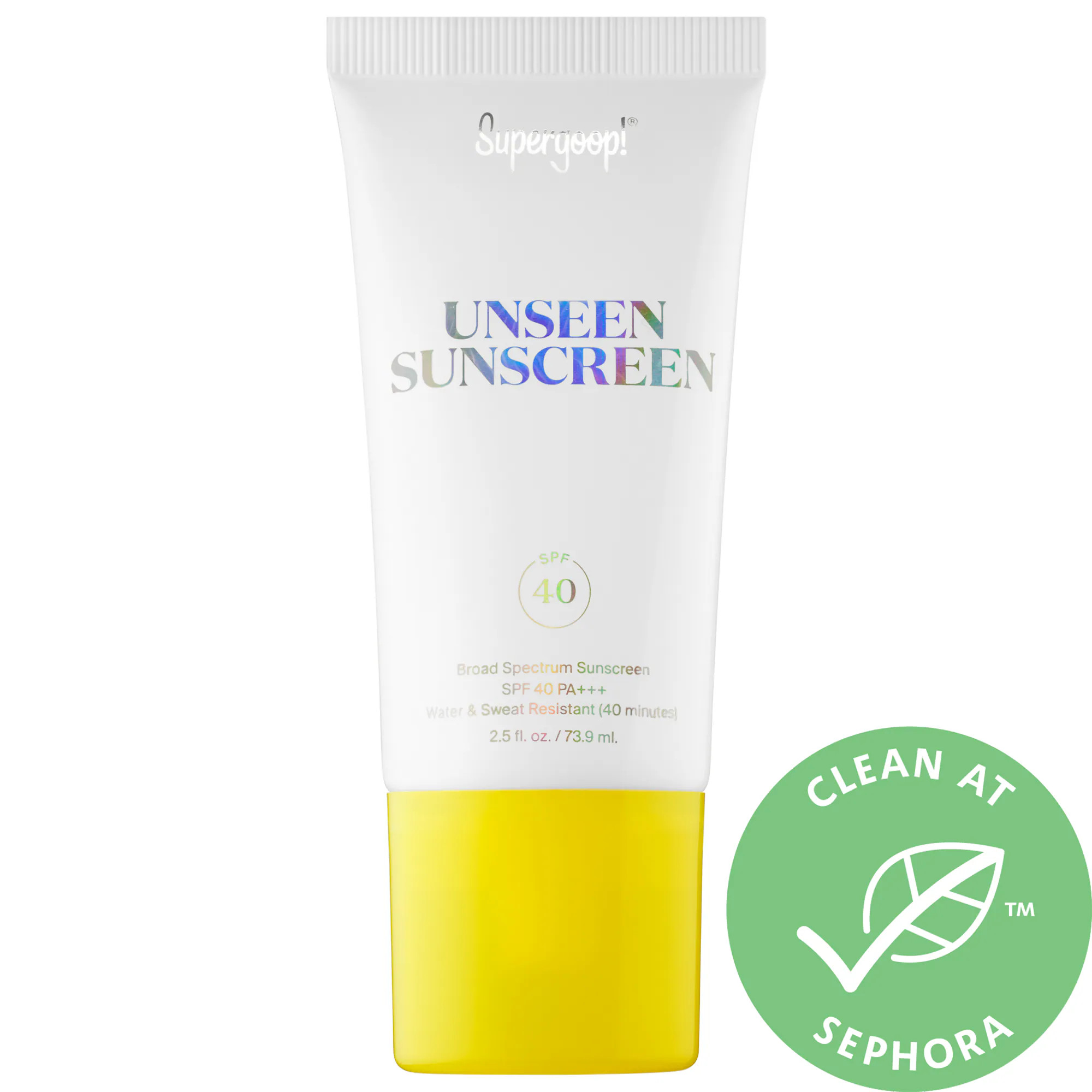 Supergoop! Unseen Sunscreen SPF 40 Limited Edition 2.5 oz/ 73.9 mL | Sephora (US)