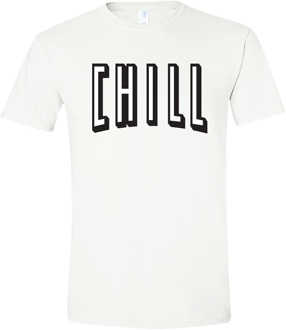 Netflix and Chill Red Colorful Couple T-Shirt Halloween Costume Funny Design Men/Women Unisex White  | Amazon (US)