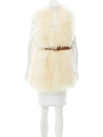 Mongolian Lamb Fur Vest w/ Tags | The RealReal