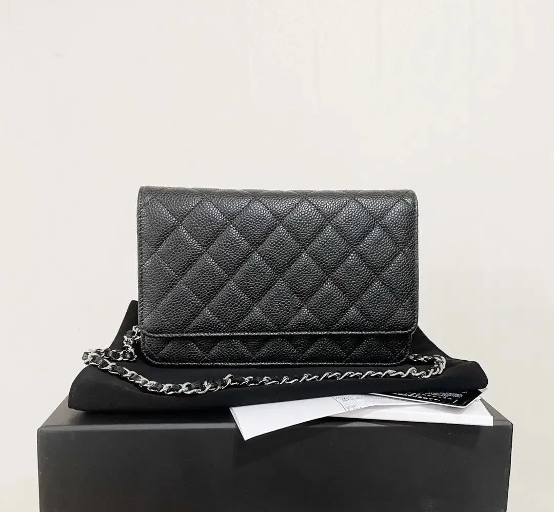 Size Selling Classic Mini Womens Chain Chaanel CC Wallets Top Quality Sheepskin Luxurys Designer ... | DHGate