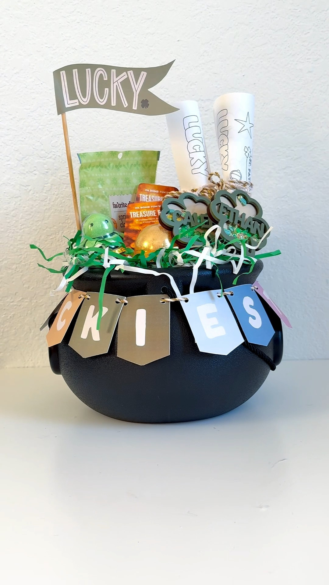The sweetest (and simplest) St. Patrick’s day basket for my boys 🤍

I ordered most of what I used from @Target & used printables from @thelettervee to add the perfect finishing touches! Most of this can be ordered to arrive before St. Patrick’s day if you want to surprise your little ones with something similar ☘️ 

The fun St. Patrick’s tags were purchased on @Etsy (this shops has so many cute options for Easter baskets, too)!

What I love about the basket is it can be used again for Halloween to give out candy or as your kid’s treat or treat bag! It brings 2 sizes (I used the large one here). 

Everything is linked. Save for St. Patrick’s day gift inspo and find more like this in my Holiday collection ☘️ 

gift basket • baby gift basket • kids gift basket • St. Patrick’s day ideas • St. Patrick’s day basket • St. Patrick’s day gifts • kids gift ideas • kids gifts • baby gifts 

#LTKKids #LTKmomlife #LTKSeasonal