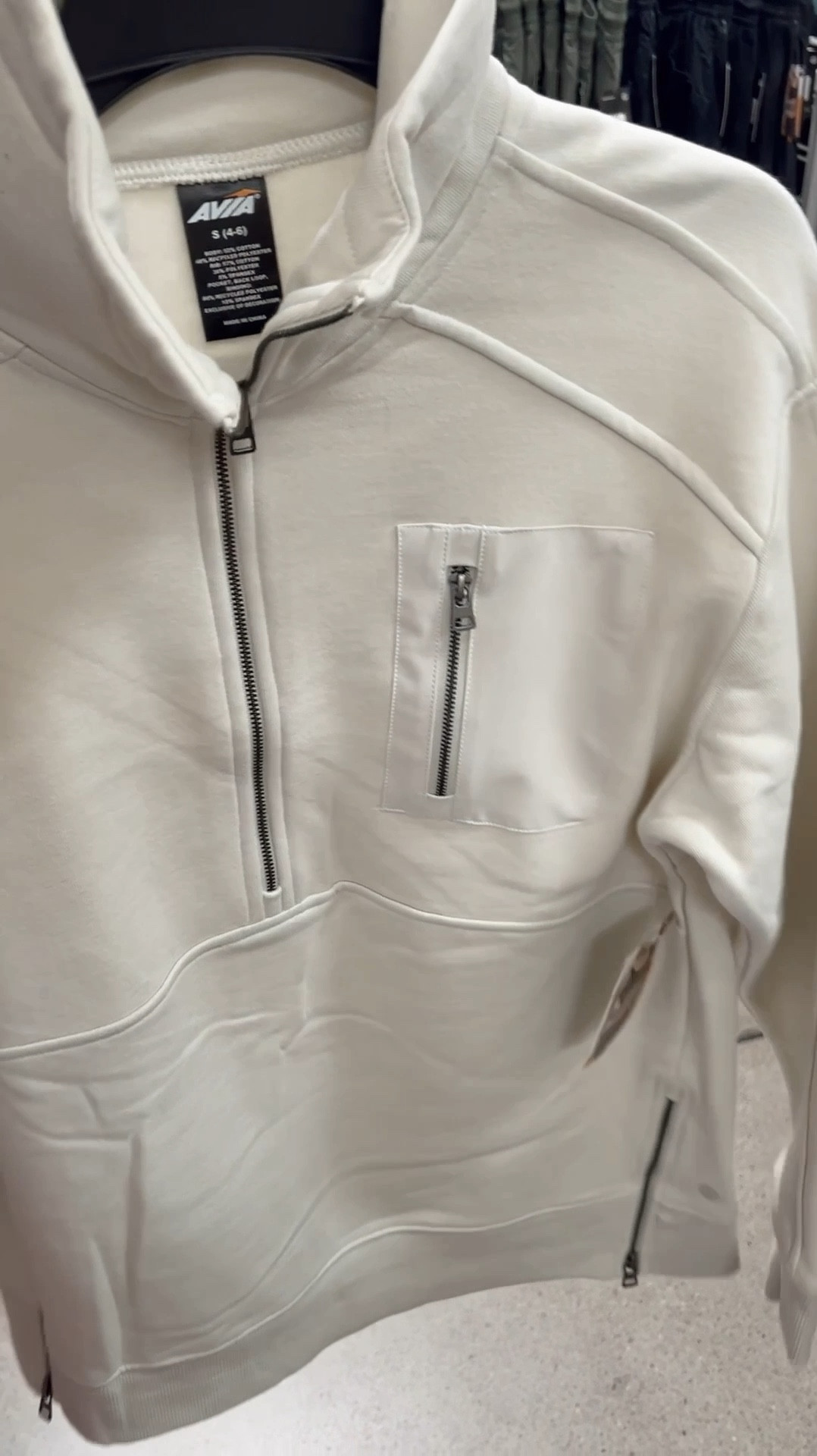 These details are giving Lulu vibes & at a fraction of the cost. Perfect for Fall & winter— it’s a tad oversized. I would do your tts or up one size for oversized fit. 

#LTKFindsUnder100 #LTKFitness #LTKStyleTip