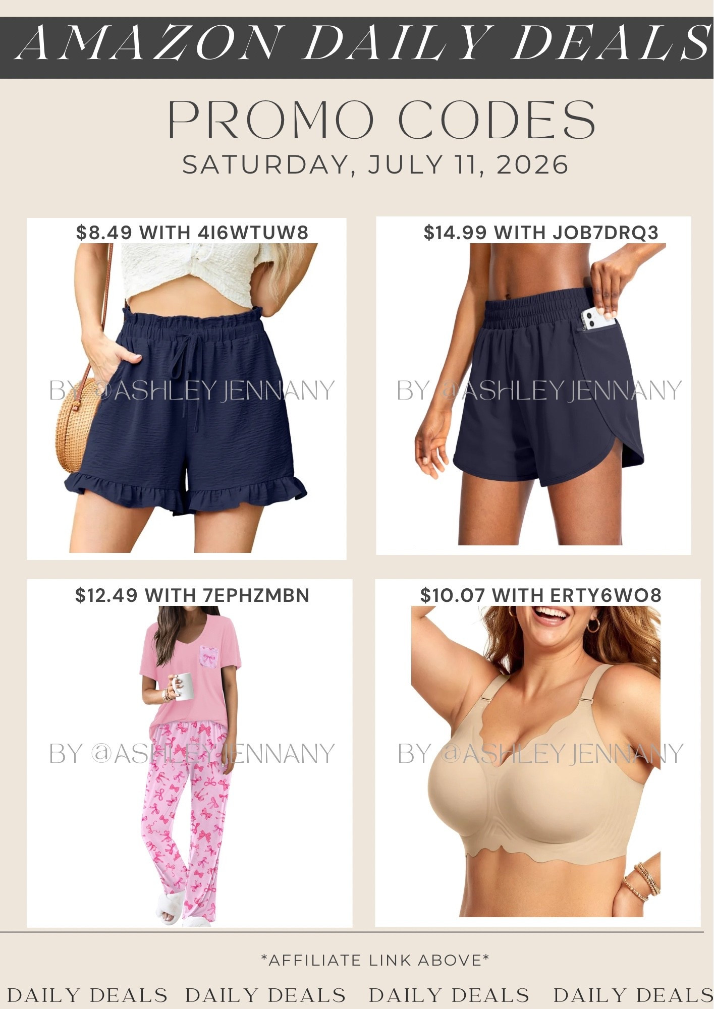 Amazon deals

#LTKSaleAlert #LTKMidsize #LTKootd