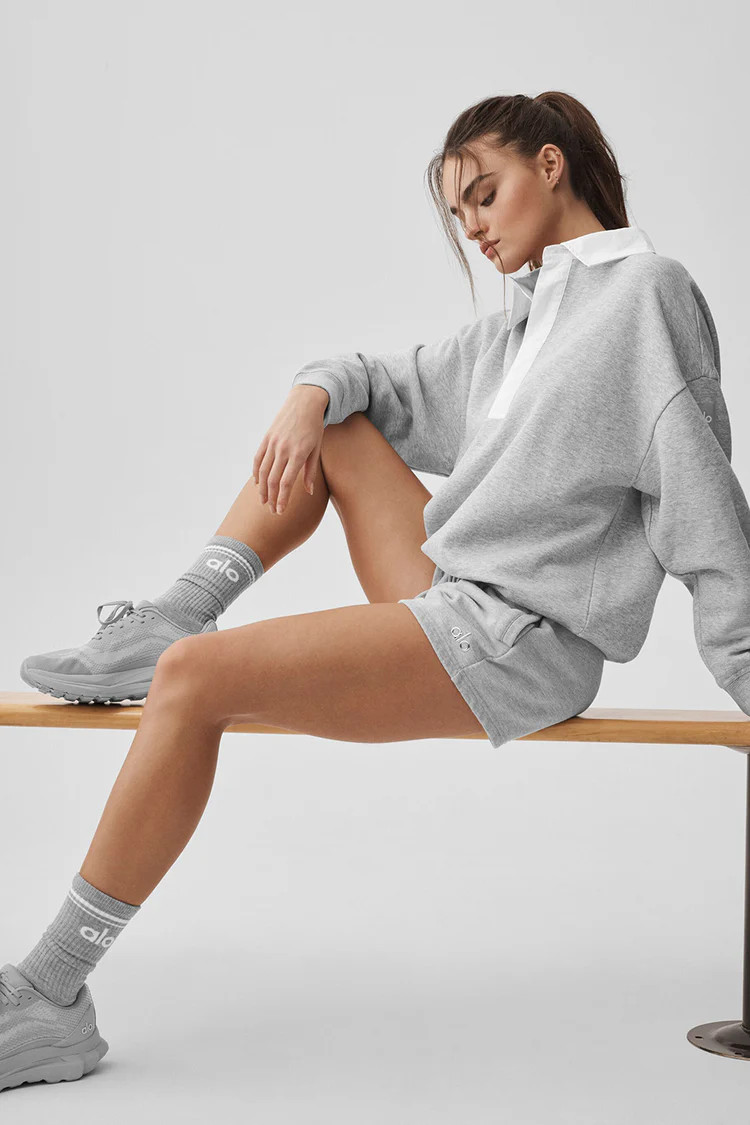 Take It Easy Long Sleeve Henley Pullover | Alo Yoga (US)