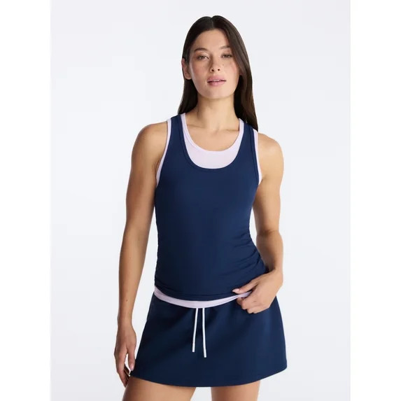 Avia Women's Double Layer Tank Top, Sizes XS-XXXL | Walmart (US)