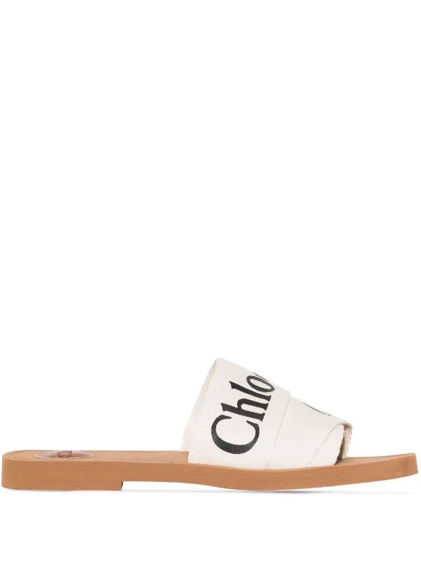 Woody logo-print sandals | Farfetch Global