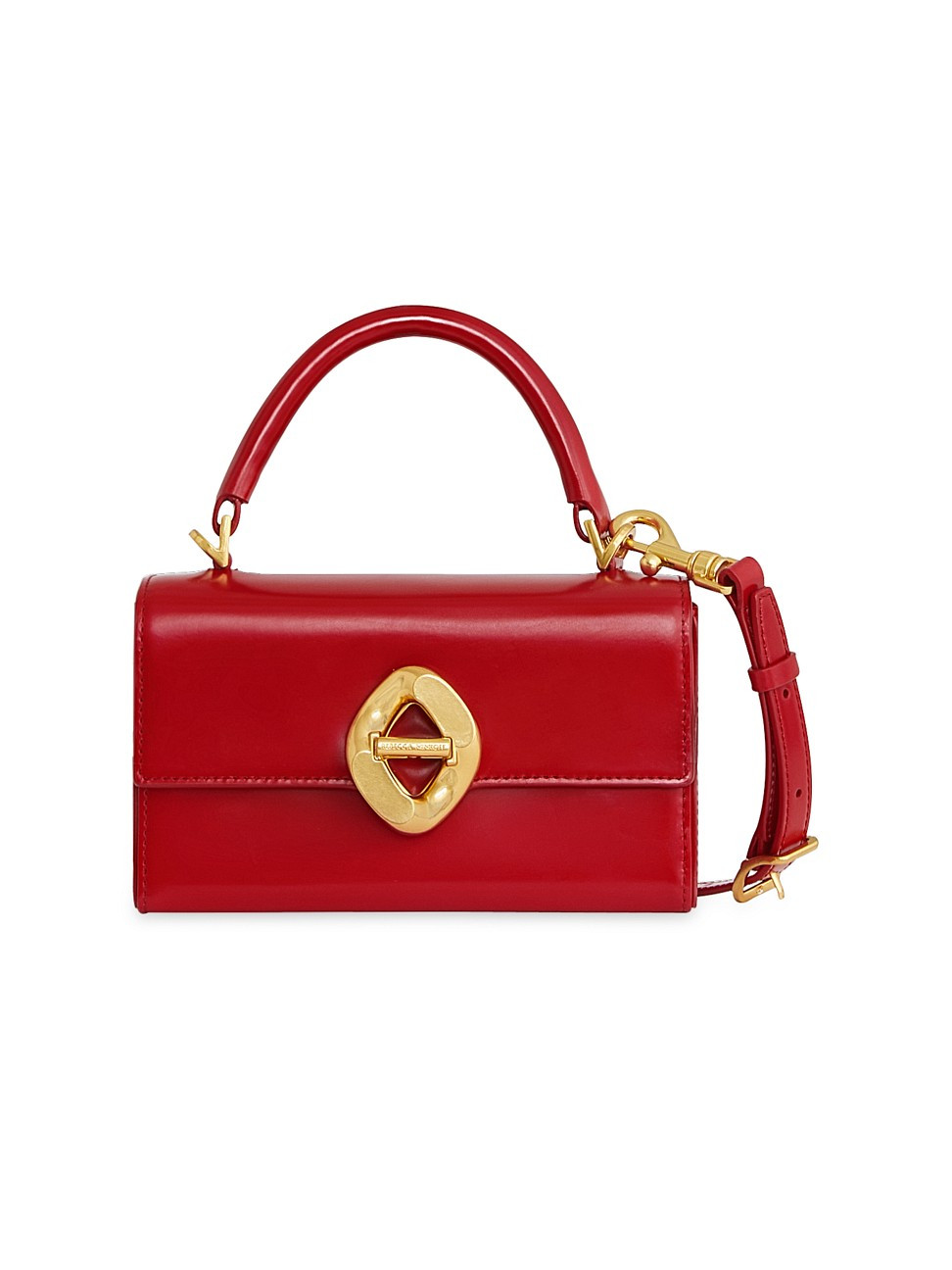 Women's Mini G Leather Top Handle Bag - Seductionred | Saks Fifth Avenue