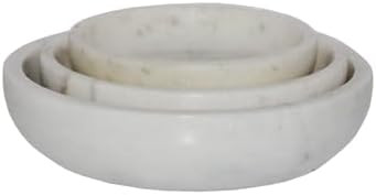 HomArt Mercer Marble Bowls, Set of 3 | Amazon (US)