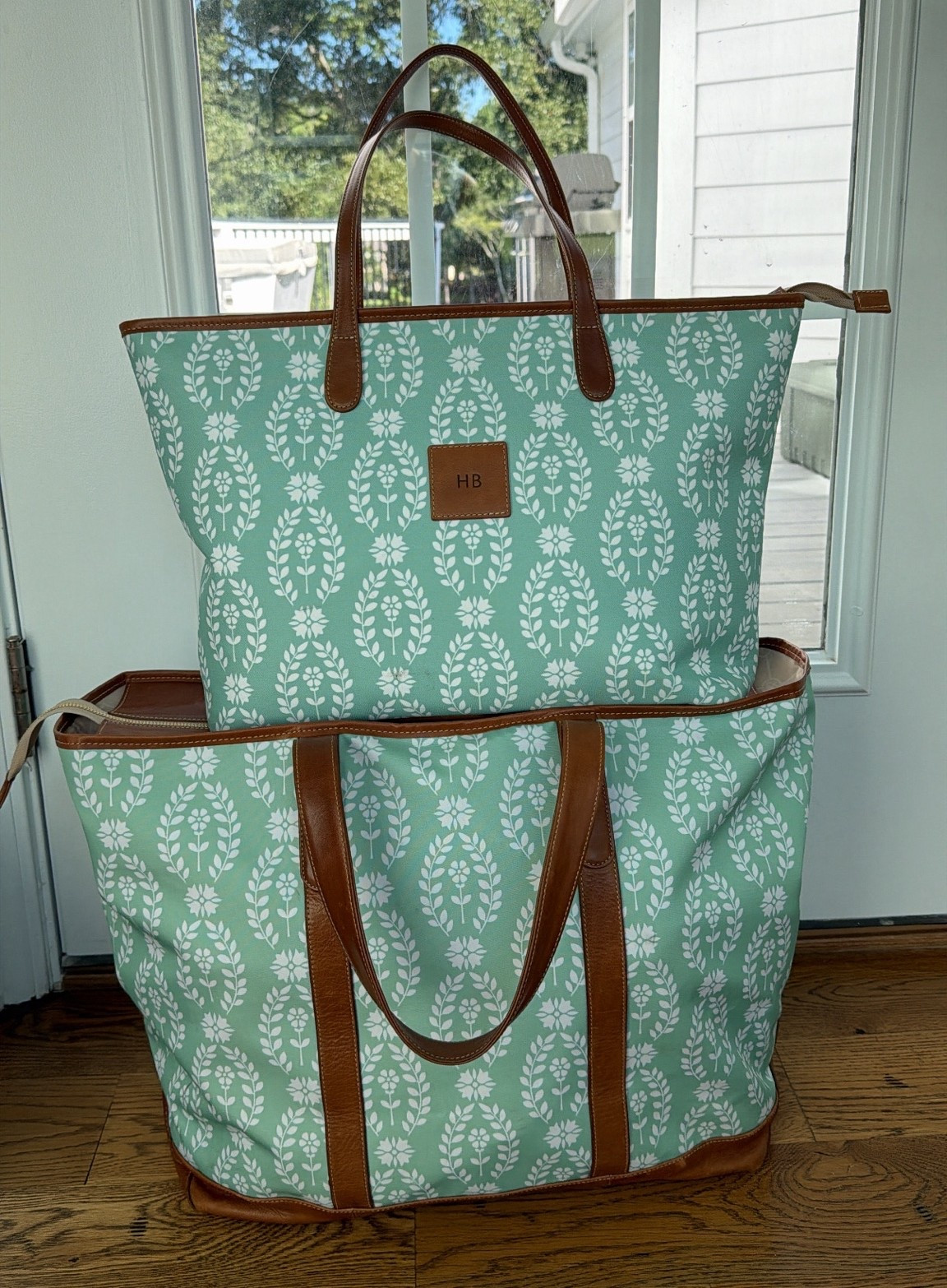 The bags I will forever recommend 🙌🏼✨

This is the best tote bag that makes the perfect diaper bag or every day tote!!!  a mom, I personally prefer a tote diaper bag over a backpack style because I find it so much easier to find everything I need when I need it👏🏼 This one has a zip-top closure, multiple pockets and compartments inside making it easy to keep snacks, bottles, diapers, wipes, and all the mom essentials organized 🙌🏼

If you’re looking for the perfect travel bag that’s equal parts functional + beautiful… this is it👏🏼

The quality is SO good — structured, durable, and made to actually hold up whether you’re packing for a girls trip, a quick overnight, hospital bag, or loading it up for a weekend with the fam!! 

What I love most:
✨ Fully customizable — pick your color, print, stripe, all the fun details
✨ Add your monogram to make it feel extra special
✨ Zipper closure across the top (so everything stays put 🙌🏼)
✨ Several interior pockets to keep shoes, toiletries, chargers, diapers, wipes, snacks etc — all organized and easy to find

Trust me — once you have a weekender like this, you’ll never go back to a basic duffel again 🤍✈️🧳

#diaperbag #diaperbagtote #diapertote #momtote #mombag #personalizeddiaperbag #personalizedtote #momessentials #newmom #toddlermom #babyregistry #mommusthaves #barringtongifts #barrington #momlife #momstyle #mom #tote #totebag #purse #purses #totepurse #handbag #toddlermom #babymom #babyproducts #toddlerproducts #momtobe #momessentials #babyessentials #toddleressentials #ladies #ladiesstyle #momfit #momoutfit #momfashion 
#travel #traveling #weekend #weekender #dufflebag #travelbag #weekendbag #giftguide #giftideasforher #gift #giftideas #mothersdaygift #birthday #birthdaygift #present #birthdaypresent #christmasgifts #christmas #holidays #christmaspresents #blockprint #holidaygifting #prettylittlethings #ltkholiday #ltkfinds #shopsmall #giftinspo #gifts #giftidea #classicstyle #preppy #preppystyle #grandmillenial #grandmillenialstyle #giftsforher

#LTKTravel #LTKmomlife #LTKBaby