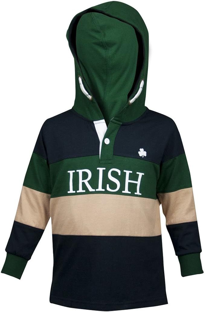 Croker Kids Irish Hooded Rugby Jersey - Perfect for Children - Quality Cotton Sports Apparel | Amazon (US)