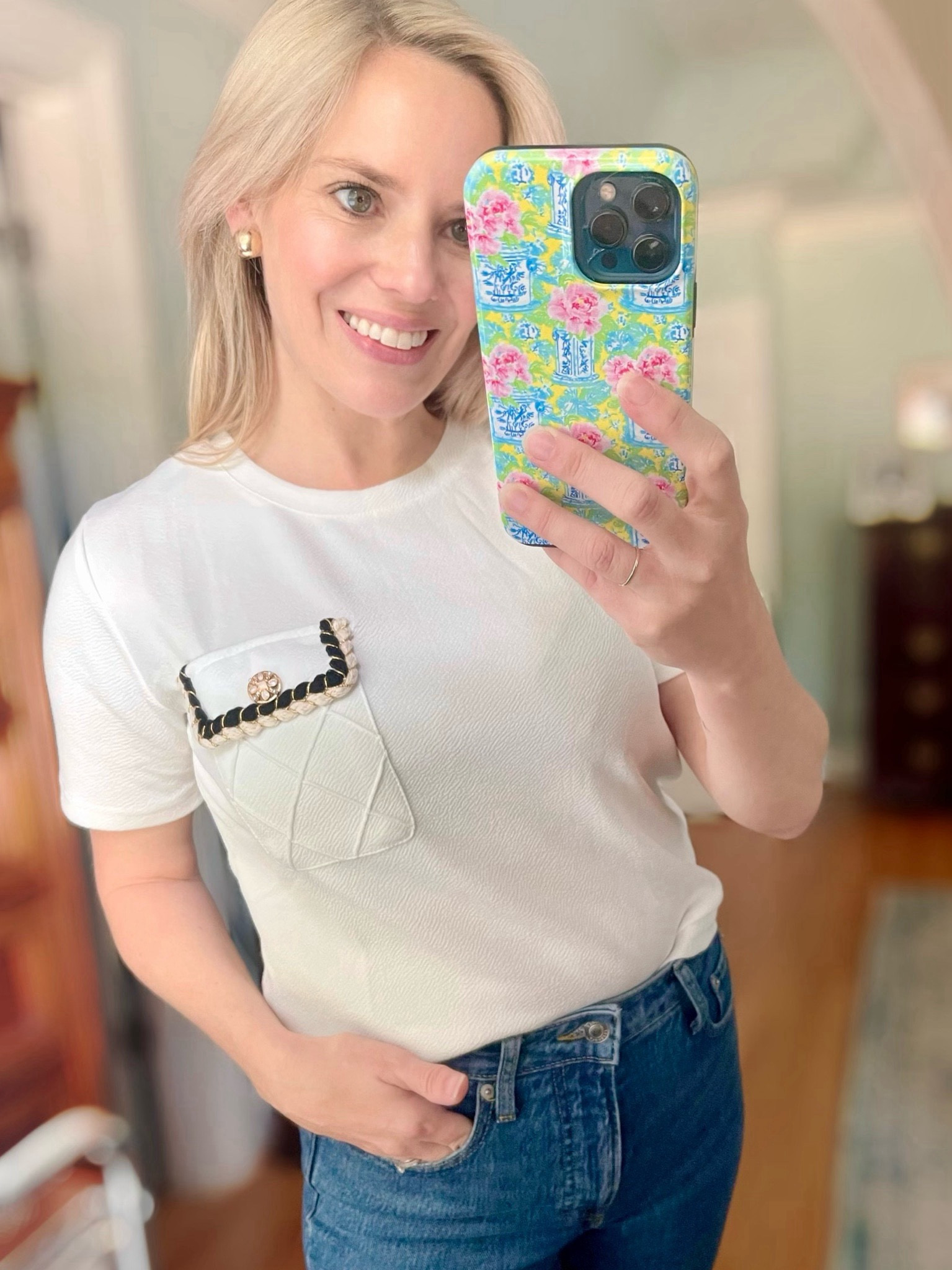 Chanel lookalike top, classic tops 

#LTKFindsUnder100 #LTKFindsUnder50 #LTKOver40
