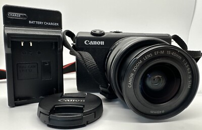 Canon EOS M200 24.1 MP Mirrorless Camera 14-45 MM Lens 512 GB SD & Charger 13803318265 | eBay | eBay US