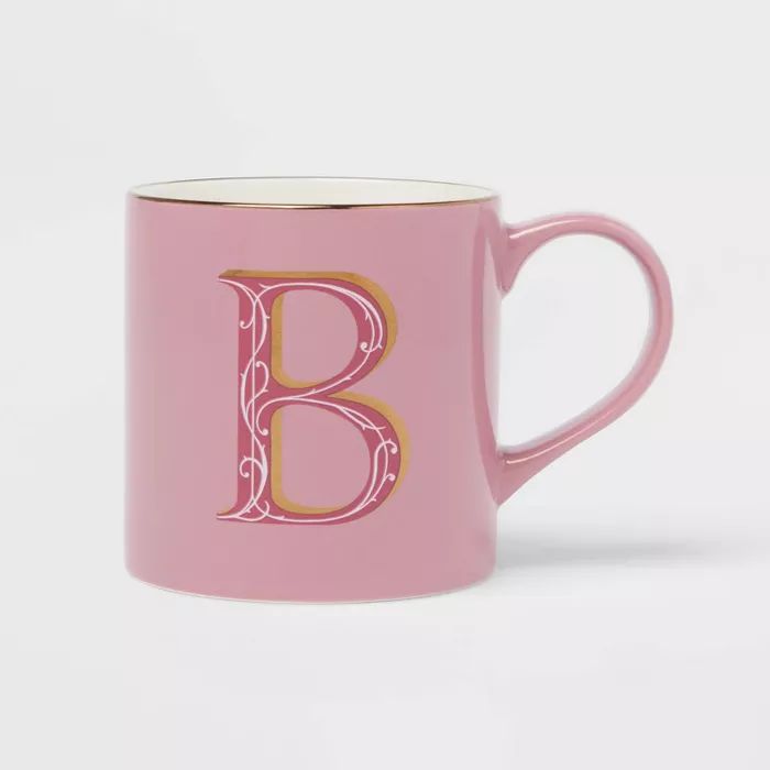 16oz Stoneware Monogram Mug - Opalhouse™ | Target