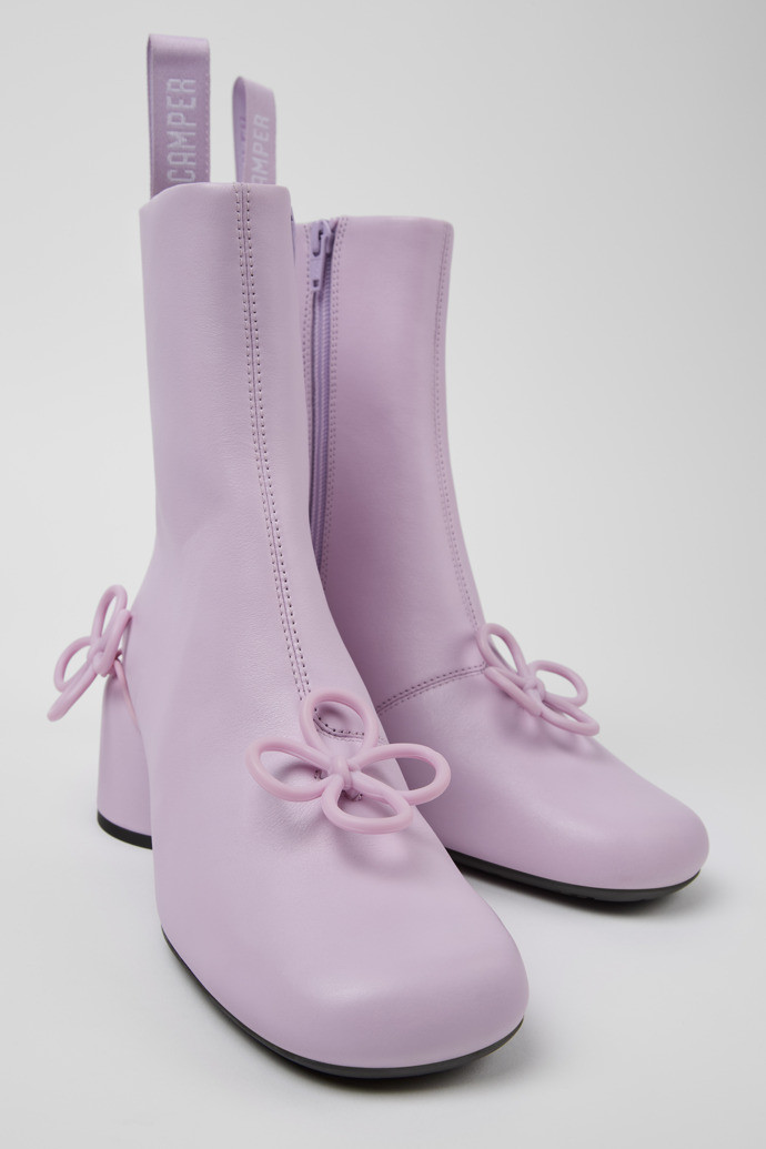 Purple Leather Boots for Women | CAMPER US, CA, AU, LATAM