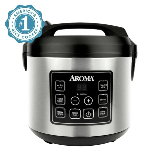 Aroma® 20-Cup Programmable Rice & Grain Cooker and Multi-Cooker, New | Walmart (US)
