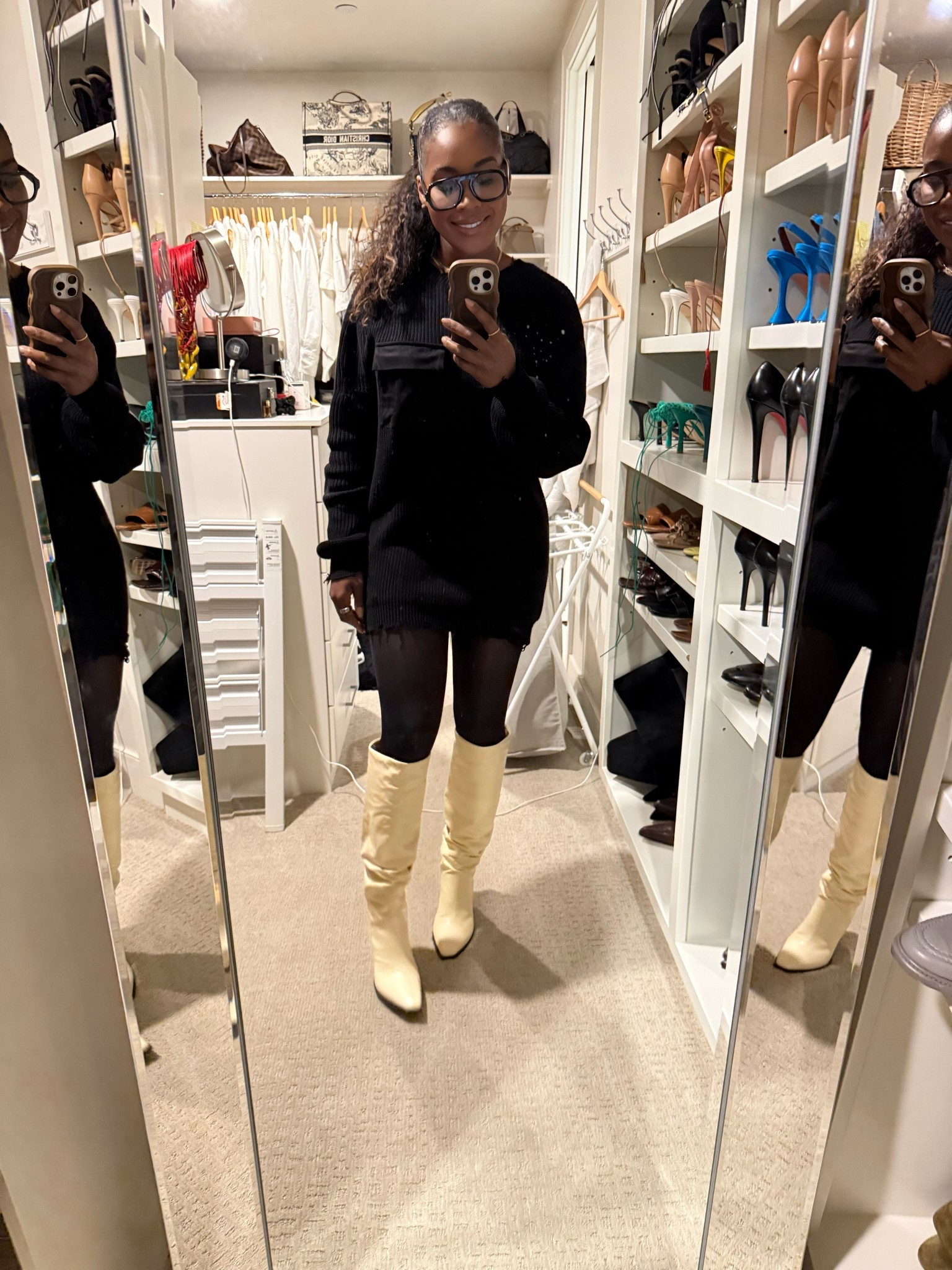 Dress size M
Boots size 39.5
Tights: Saint Sass

#LTKootd #LTKdayinmylife #LTKgrwm