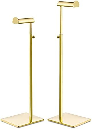 Elitnus Gold Purse Display Stands - Set of 2 Adjustable Height Purse Display Stand - Metal Handba... | Amazon (US)