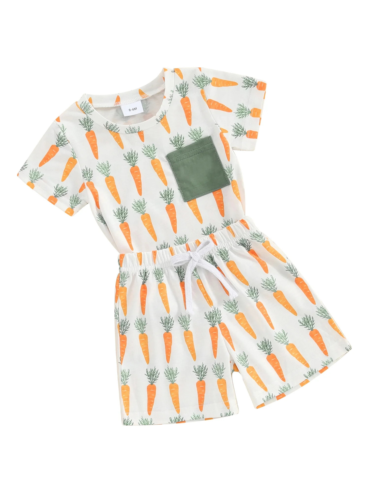 jaweiwi Toddler Boy Summer Easter Clothes Set 0 6 12 18 24 Months 2T 3T Round Neck Short Sleeve C... | Walmart (US)