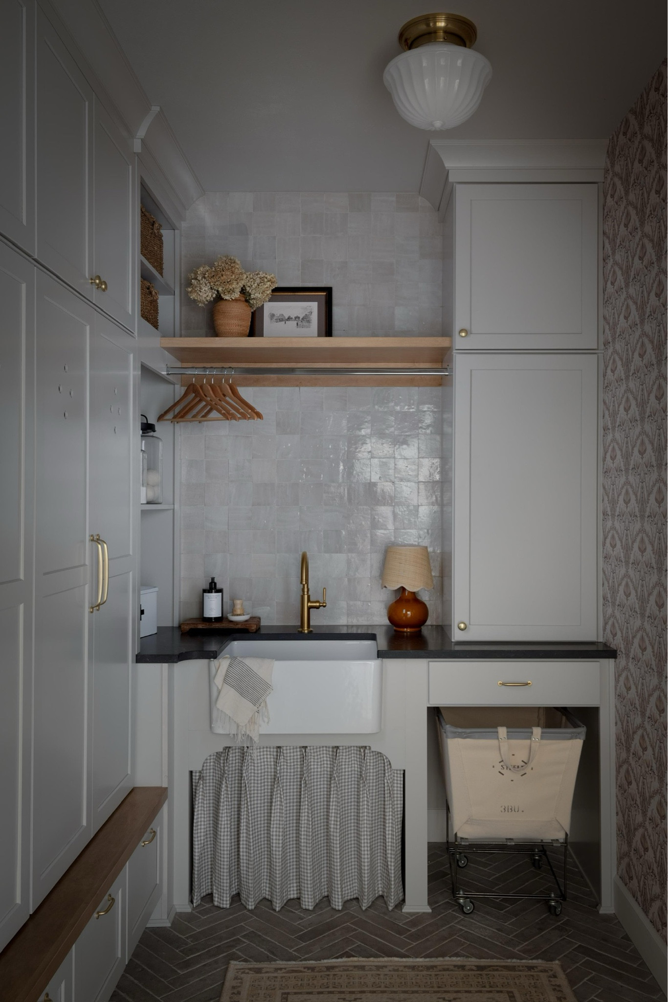 The long awaited laundry room reveal! I couldn’t love this space more. It has been a long time coming, but now we have a beautiful space that is functional and timeless which is perfect for our family! 

Wallpaper: Artza & Co. Sandalwood Flowers 

Countertops: Carbo Brushed Viatera Quartz

#LTKStyleTip #LTKHome
